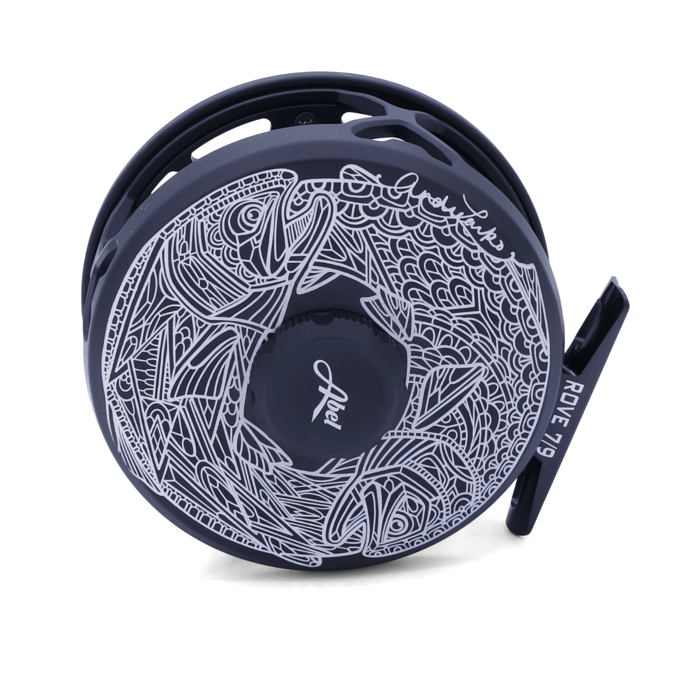abel abstract steelhead fly reel Abel Rove 7/9 Satin Black Larko Steelhead Fly Reel – Drift Outfitters