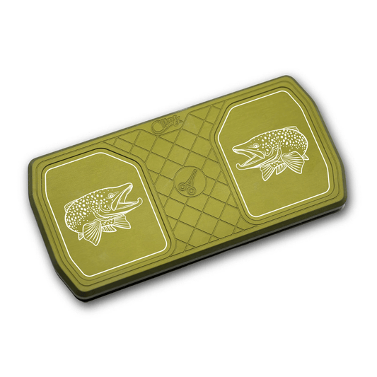 Cling Mag Grab Delta Fly Patch hook jaw dark green