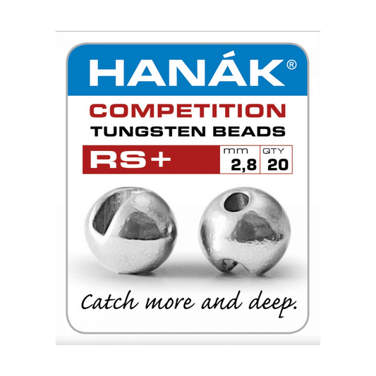 Hanak RS+ Slotted Tungsten Beads.