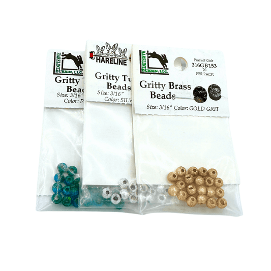 Hareline - Gritty Tungsten Beads.