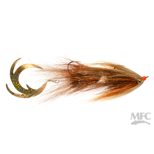 Pacchiarini's Jig Gandalf Pike Fly brown tan