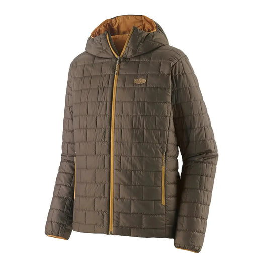Patagonia Men's Nano Puff Fitz Roy Trout Hoody otter brown