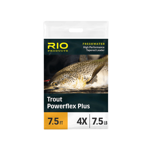 RIO Powerflex Plus Tapered Leader 7.5' 2-Pack