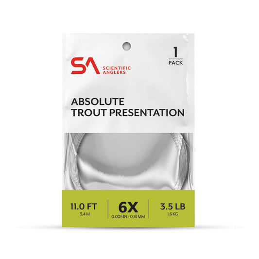 Scientific Anglers - Absolute Trout Presentation 11' Leader.
