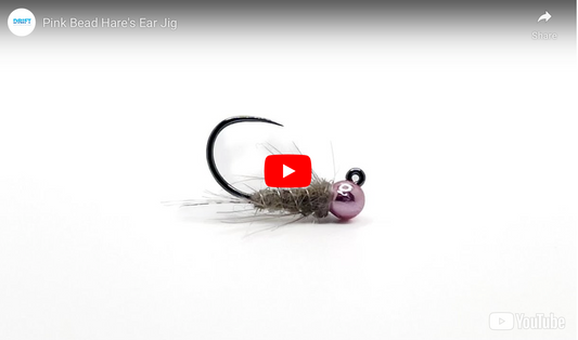 Pink Bead Hare's Ear Jig