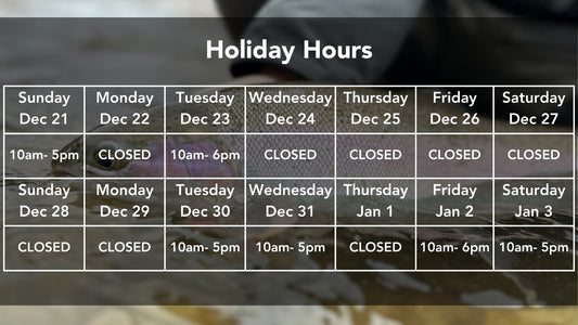 Drift Holiday Hours and Holiday Shipping Notice