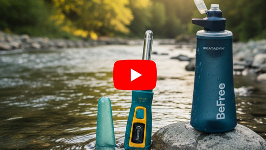 BeFree Water Bottles and Steripen - The Ultimate Outdoors Water Solution!