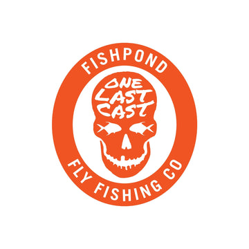 Fishpond - 7" Thermal Die Cut Sticker Last Call - Orange