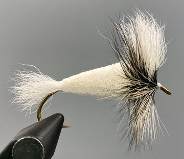 Wulff Bomber - White/Badger Hackle