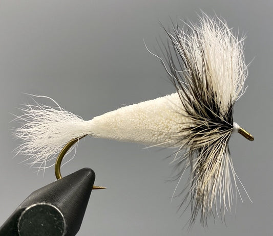 Wulff Bomber - White/Badger Hackle