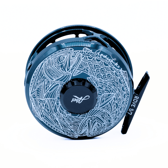 abel saltwater fly reels 4.5 Abel Rove 5/7 Deep Blue Larko Steelhead Fly Reel – Drift Outfitters