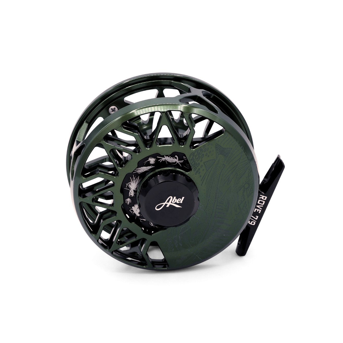 Abel Rove 7/9 Deep Green Underwood Swing Fly Reel