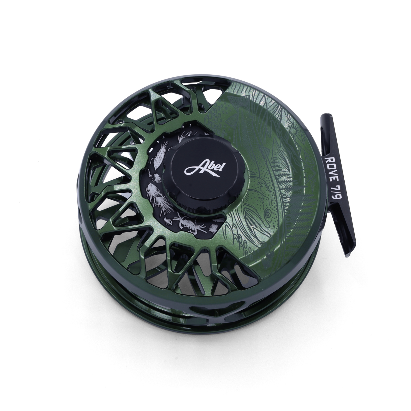 Abel Rove 7/9 Deep Green Underwood Swing Fly Reel