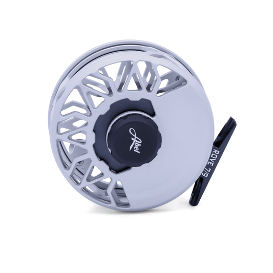 Abel Rove 7/9 Reel Satin Platinum Satin Black Drag 2