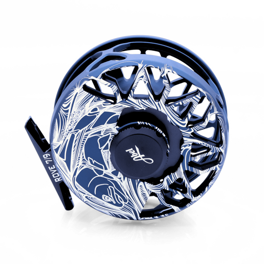 Abel Rove 7/9 Satin Deep Blue Larko Trout Fly Reel