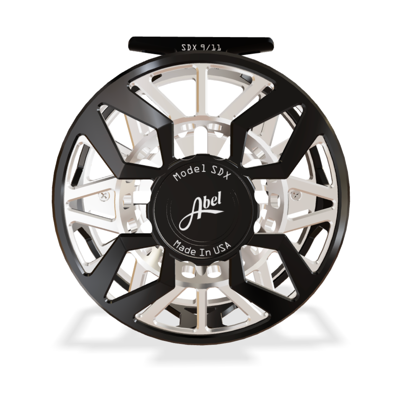 Abel SDX Black/Platinum 9/11 Fly Reel