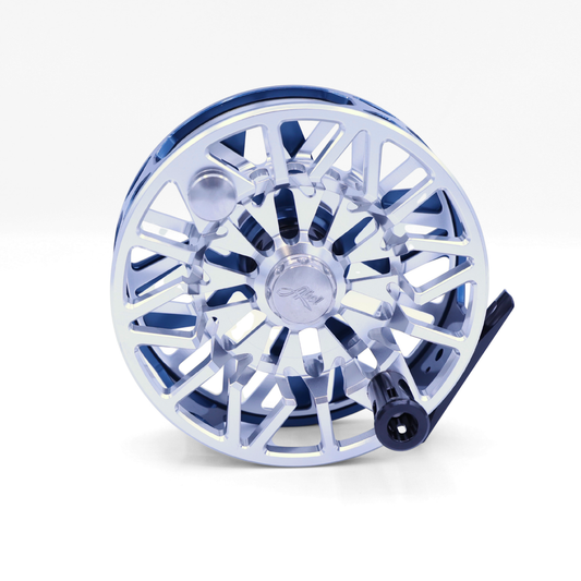 Abel SDX Deep Blue/Platinum 9/11 Fly Reel