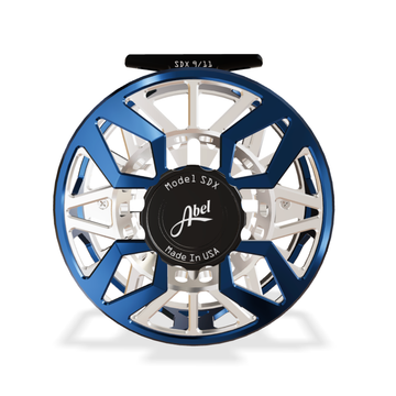 Abel SDX Deep Blue/Platinum 9/11 Fly Reel render
