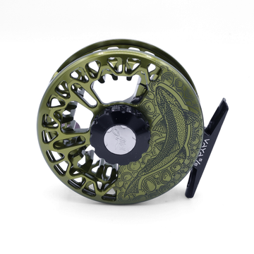 Abel Vaya 5/6 Underwood Sightfish Olive Fly Reel