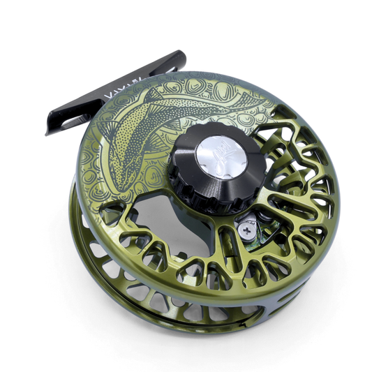 Abel Vaya 5/6 Underwood Sightfish Olive Fly Reel