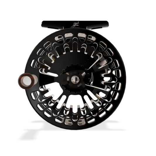 Abel Vaya Black 7/8 Underwood Sightfish Fly Reel render