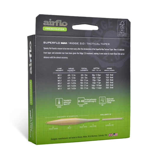 Airflo Superflo Max Ridge 2.0 - Tactical Taper Fly Line