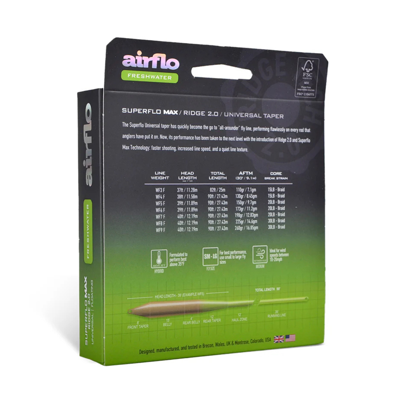 Airflo Superflo Max Ridge 2.0 - Universal Taper Fly Line 2