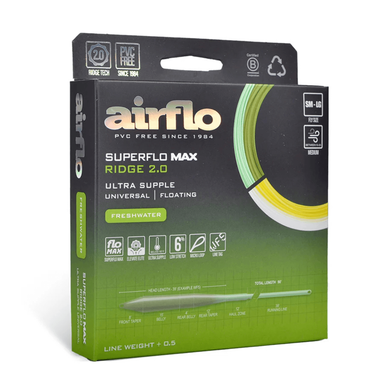 Airflo Superflo Max Ridge 2.0 Ultra Supple - Universal Taper Fly Line