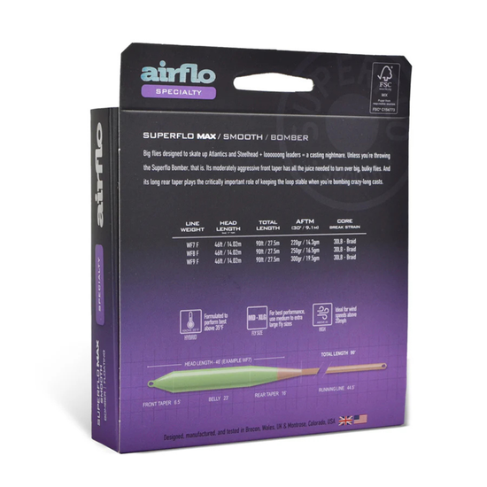 Airflo Superflo Max Smooth Bomber Fly Line