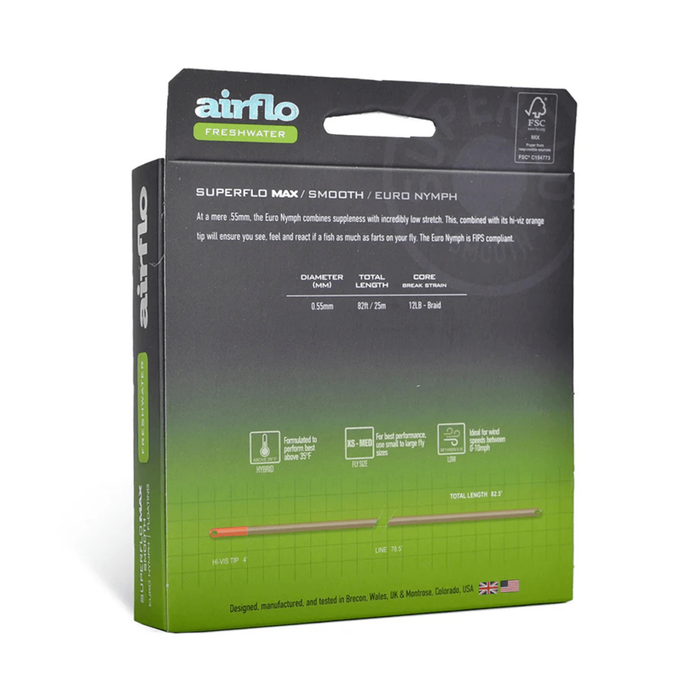 Airflo Superflo Max Smooth Euro Nymph Line