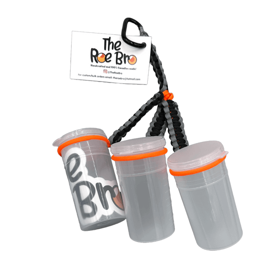 Roe Bro Bait Holder - Triple Compartment.