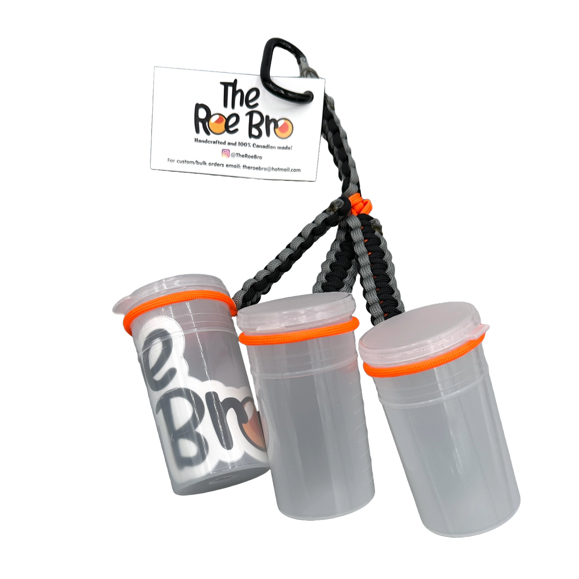 Roe Bro Bait Holder - Triple Compartment