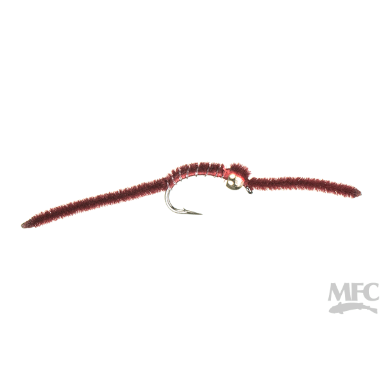 Bead Head San Juan Worm - Blood Red
