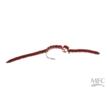 Bead Head San Juan Worm - Blood Red