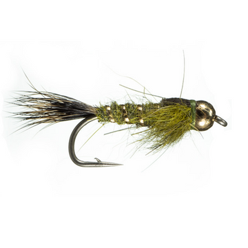 Beadhead Hare's Ear Nymph Olive