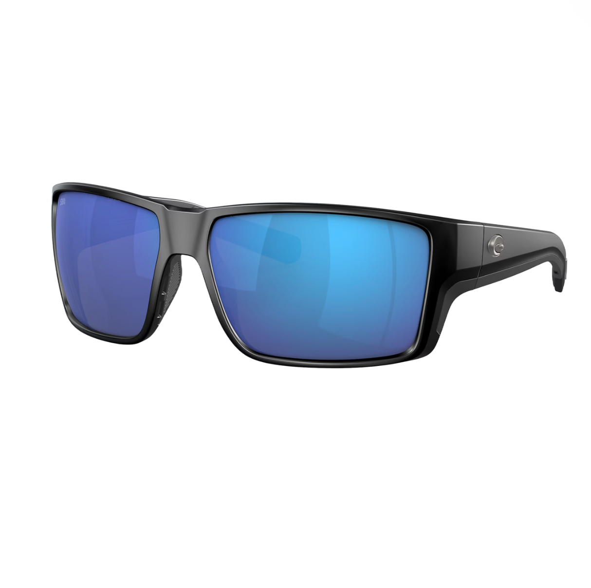 Black w/ Blue Mirror Glass Lens