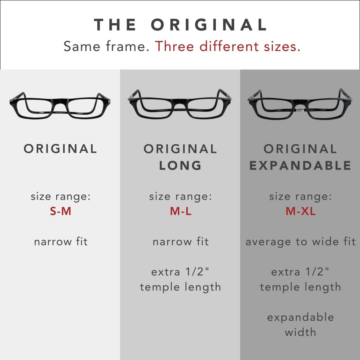 Clic Original Expandable Readers