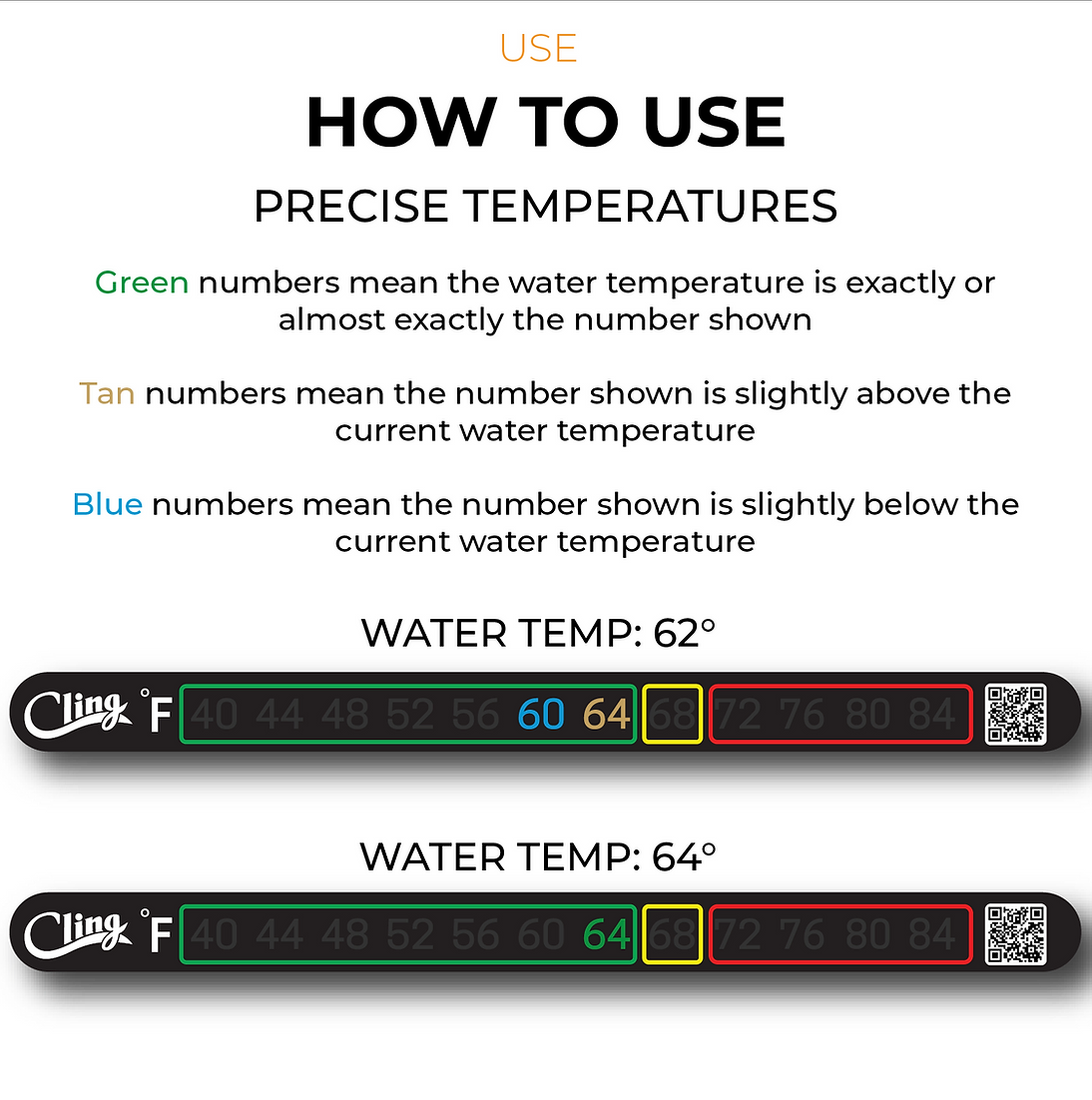 Cling  Temperature Tape