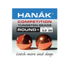 Hanak Round Slotted Tungsten Beads