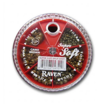 Raven Super Soft 6 Part Split Shot Dispenser