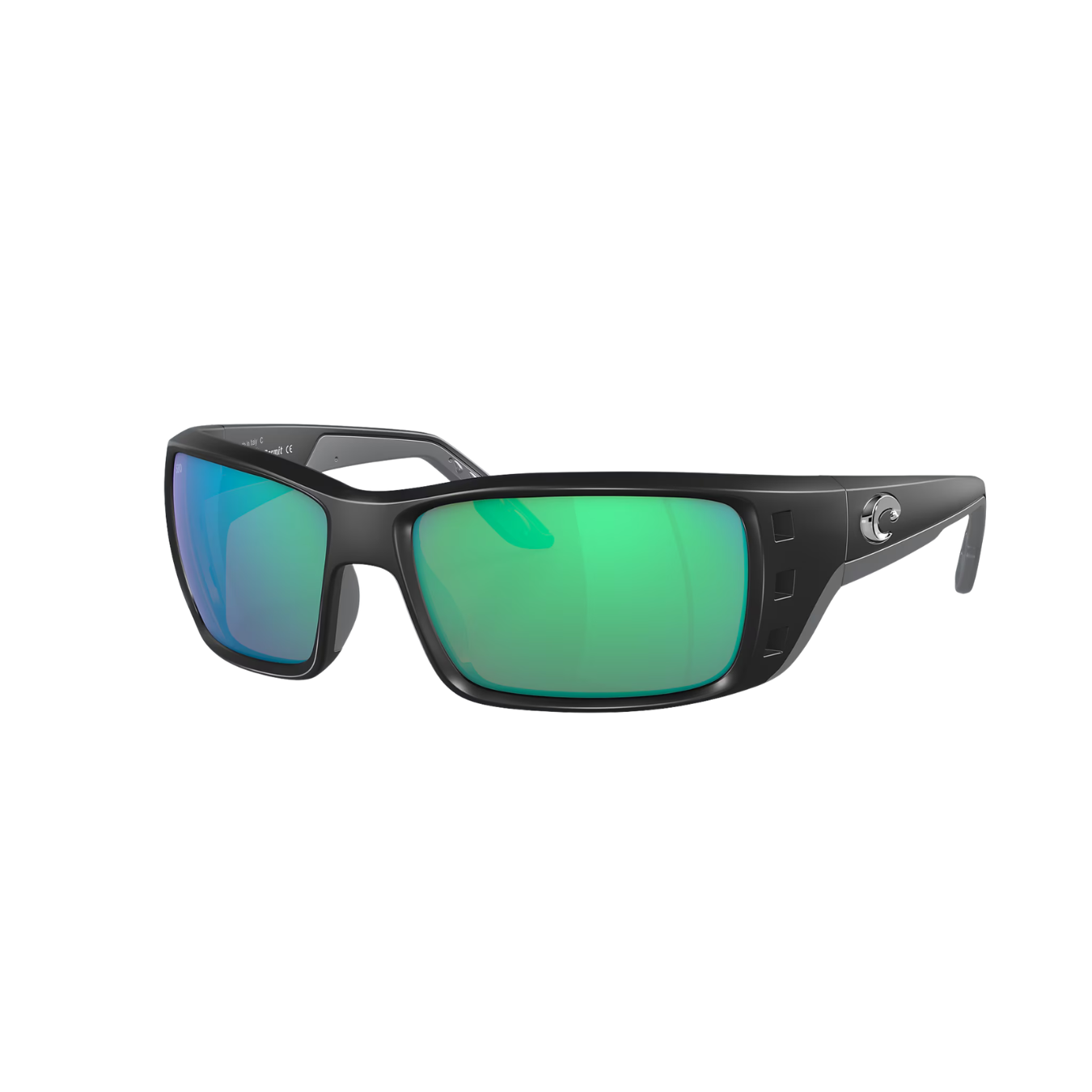 Costa Del Mar Permit Sunglasses matte black green mirror