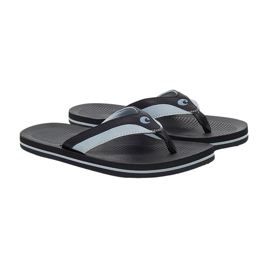 Costa Del Mar Sandals black deck grey