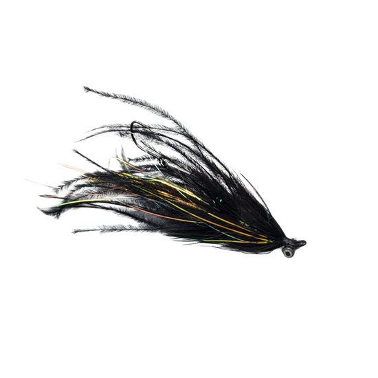 Dumbbell Black UV Intruder Steelhead Fly