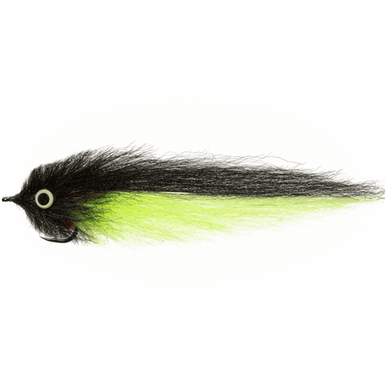  EP Half & Half Tarpon Fly chartreuse black 3/0