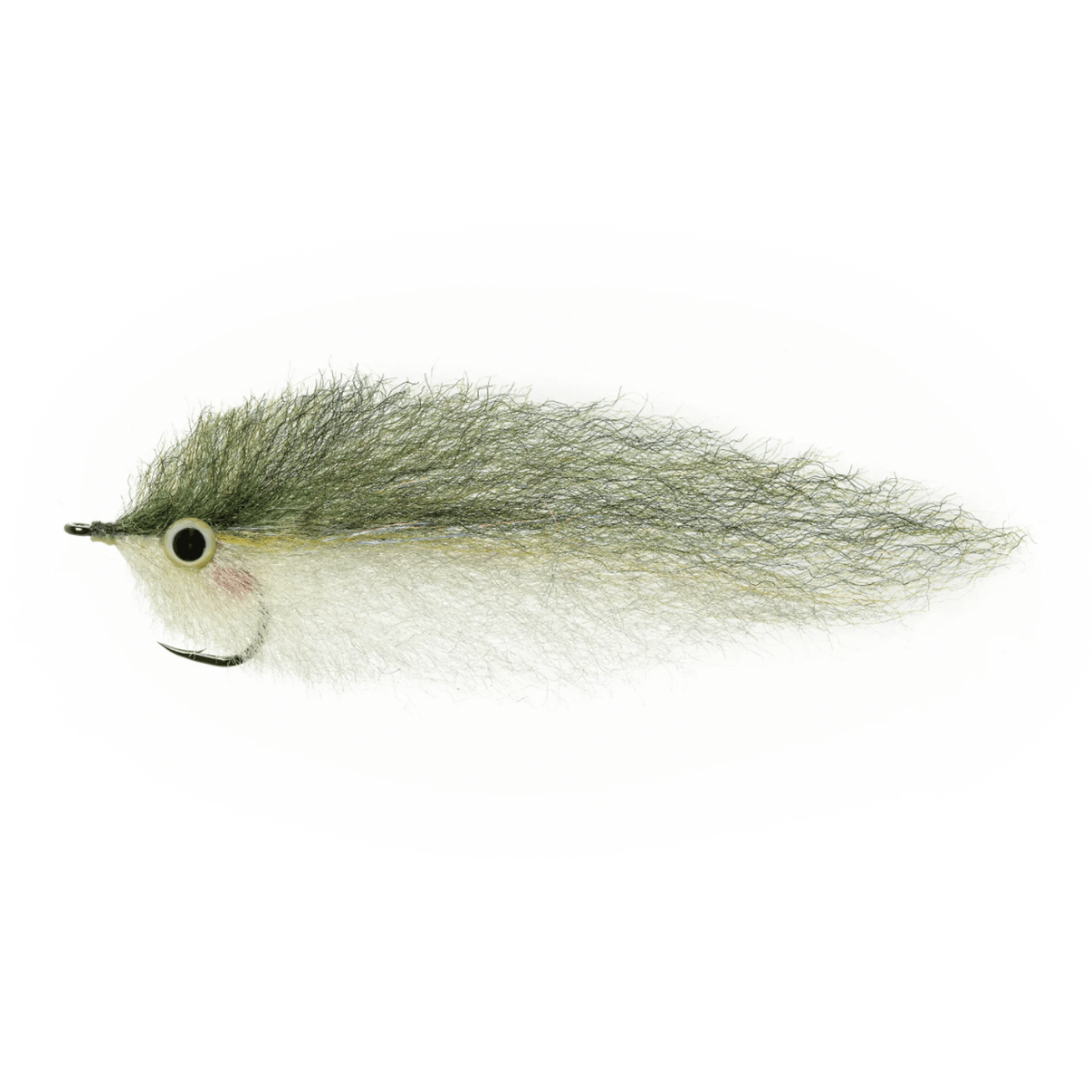 EP Peanut Butter Tarpon Fly olive white