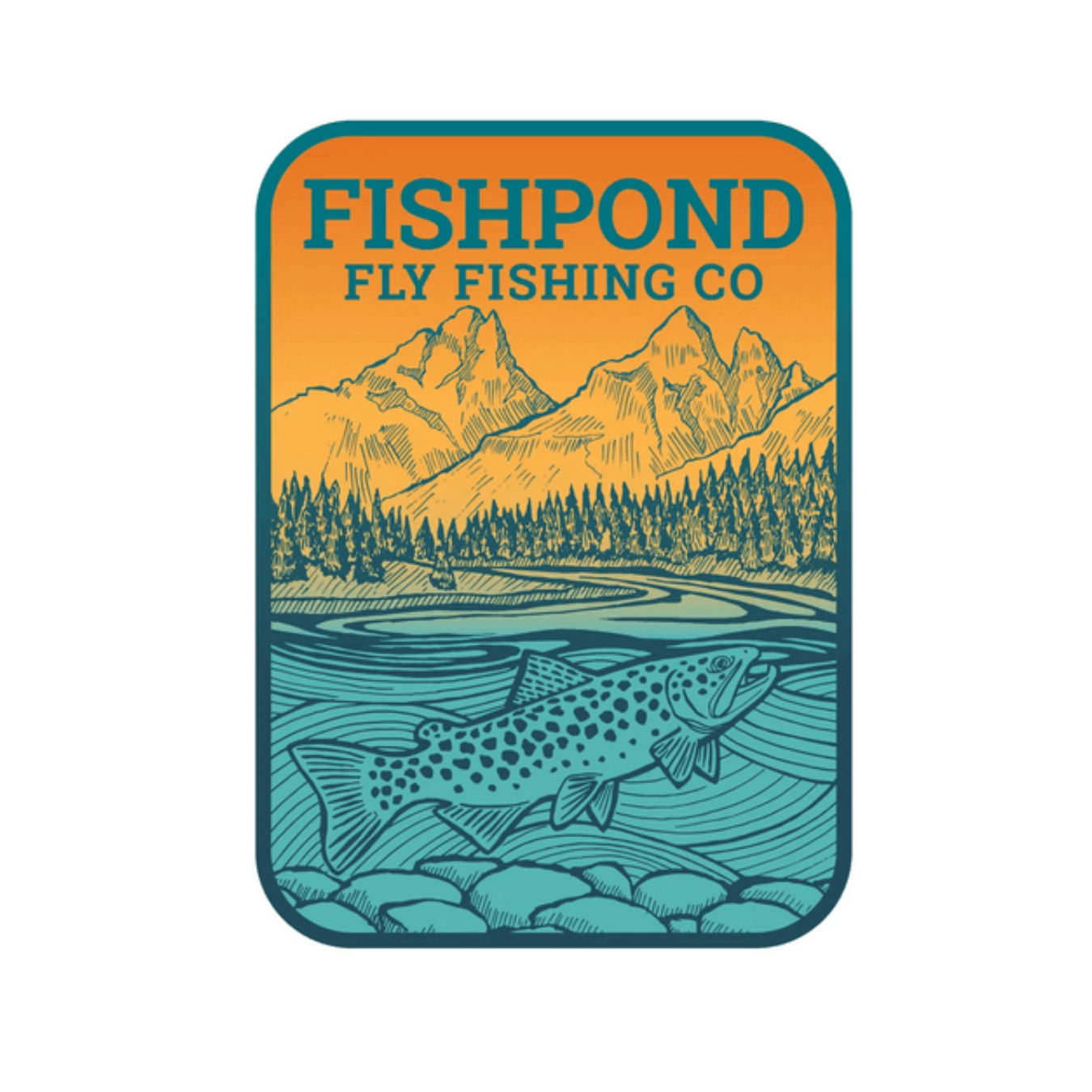 Fishpond Solitude Sticker