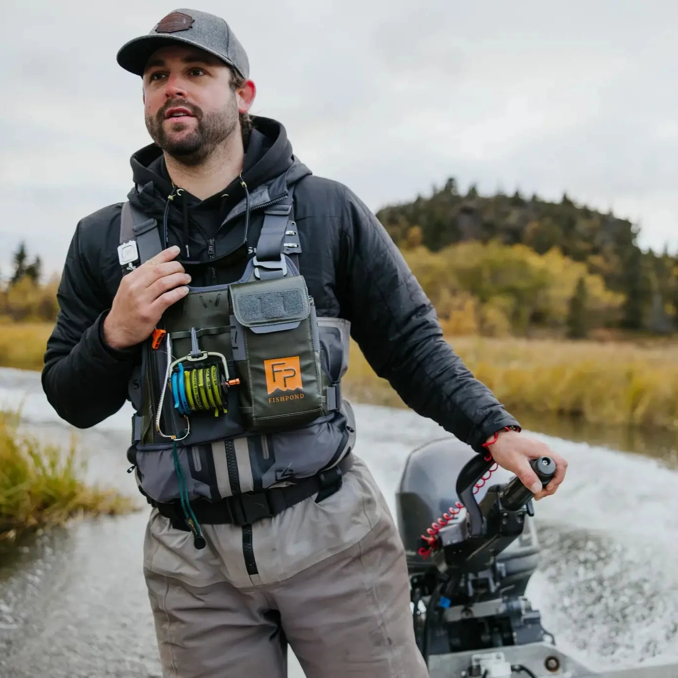 Fishpond Stormshadow Chest Pack back alaska