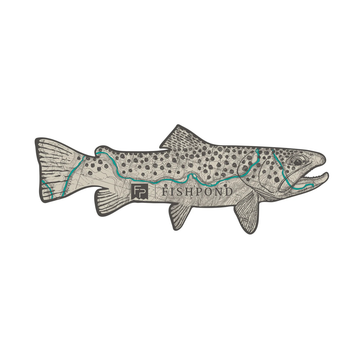 Fishpond Topo Trout Sticker