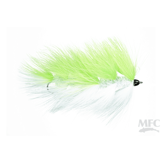 Galloup's Barely Legal Cone Head chartreuse white