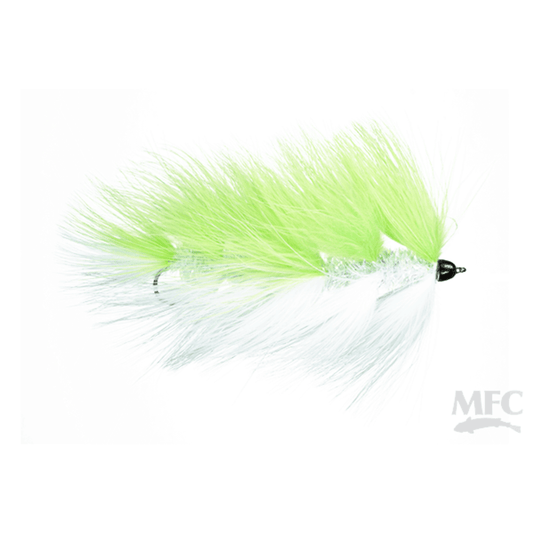 Galloup's Barely Legal Cone Head chartreuse white